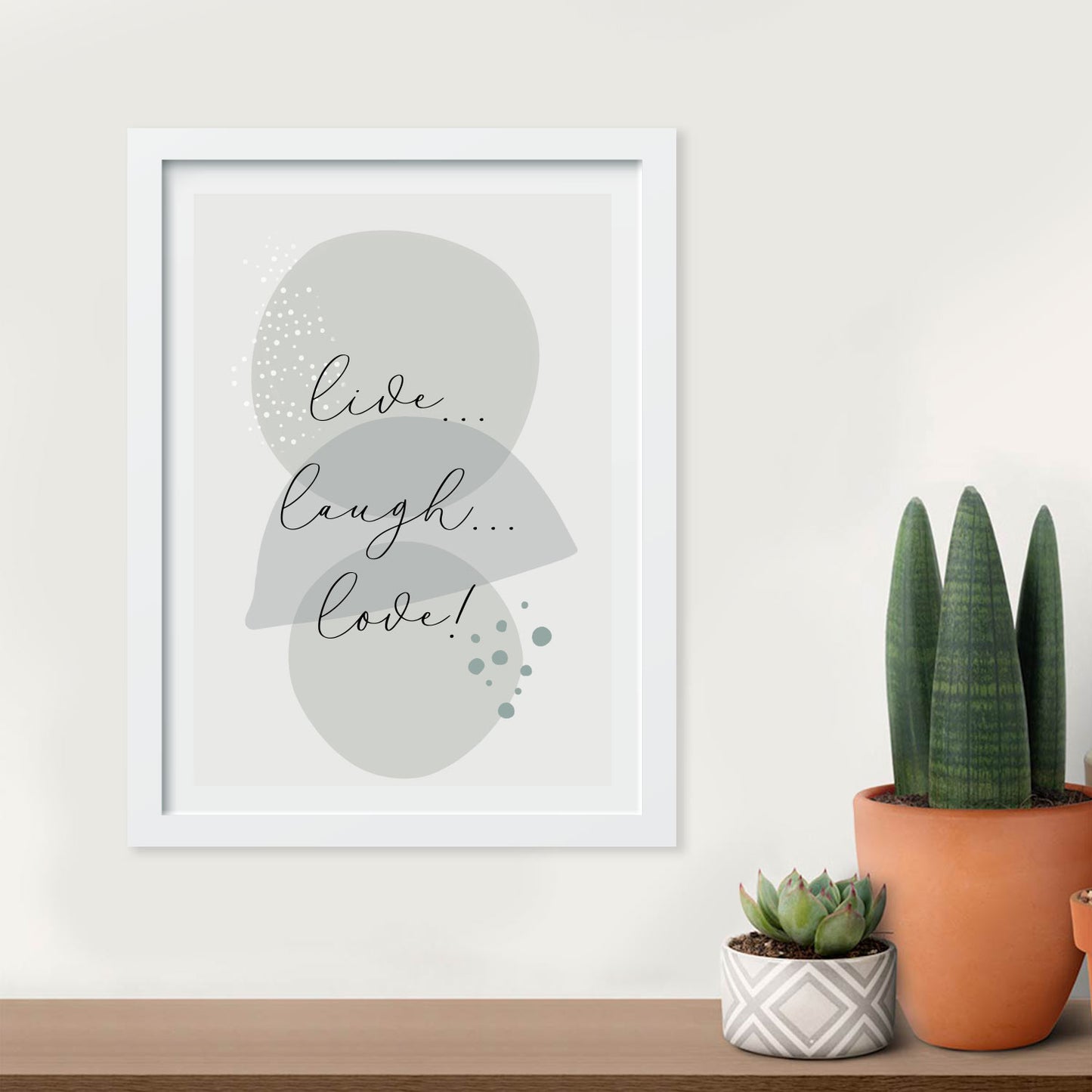 Live Laugh Love Graphic Poster