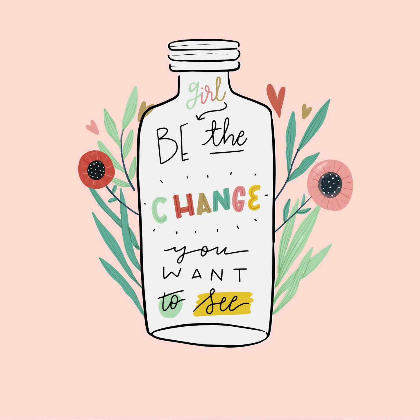 Be the Change you want to see Poster