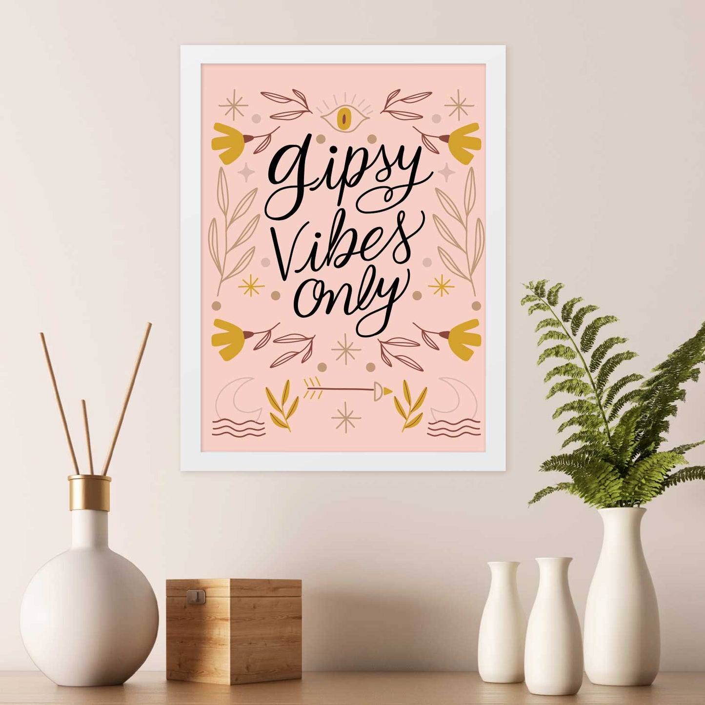 Gipsy Vibes Only Poster