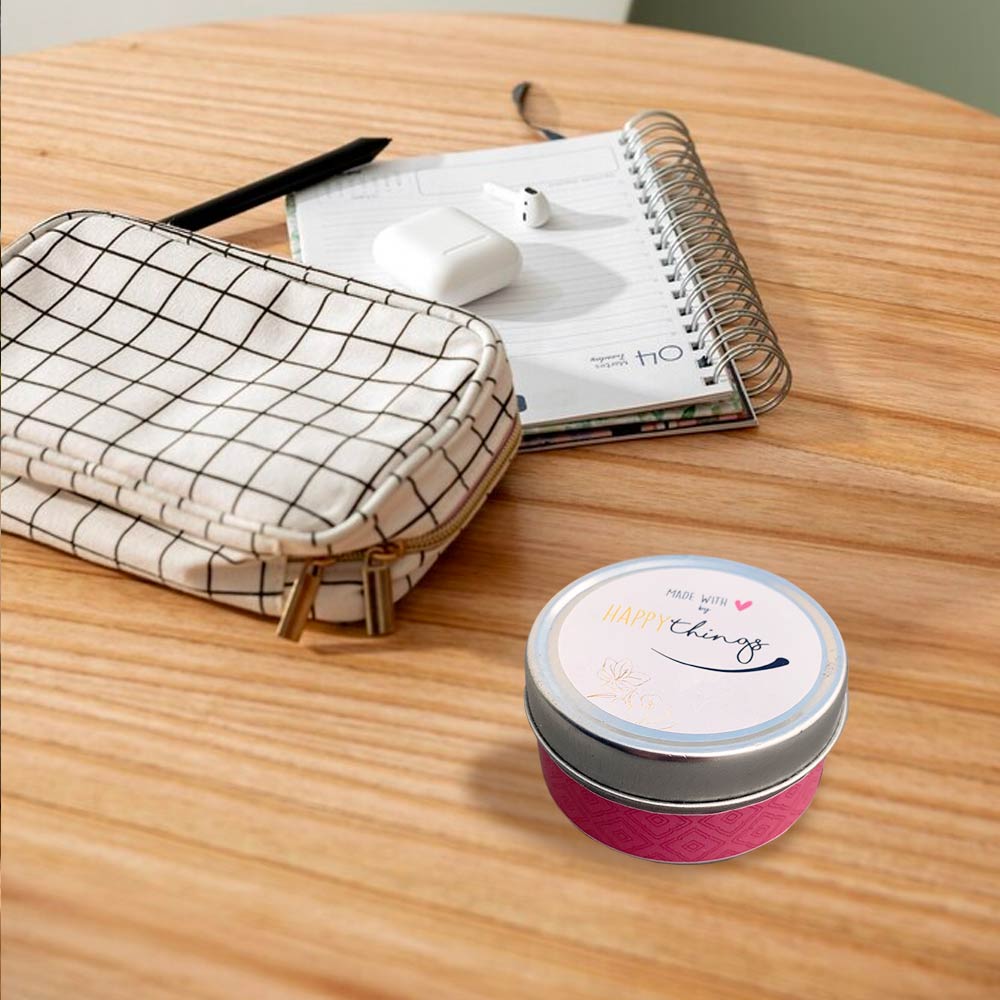 Tin Candle Jar & Fragnance Sachet
