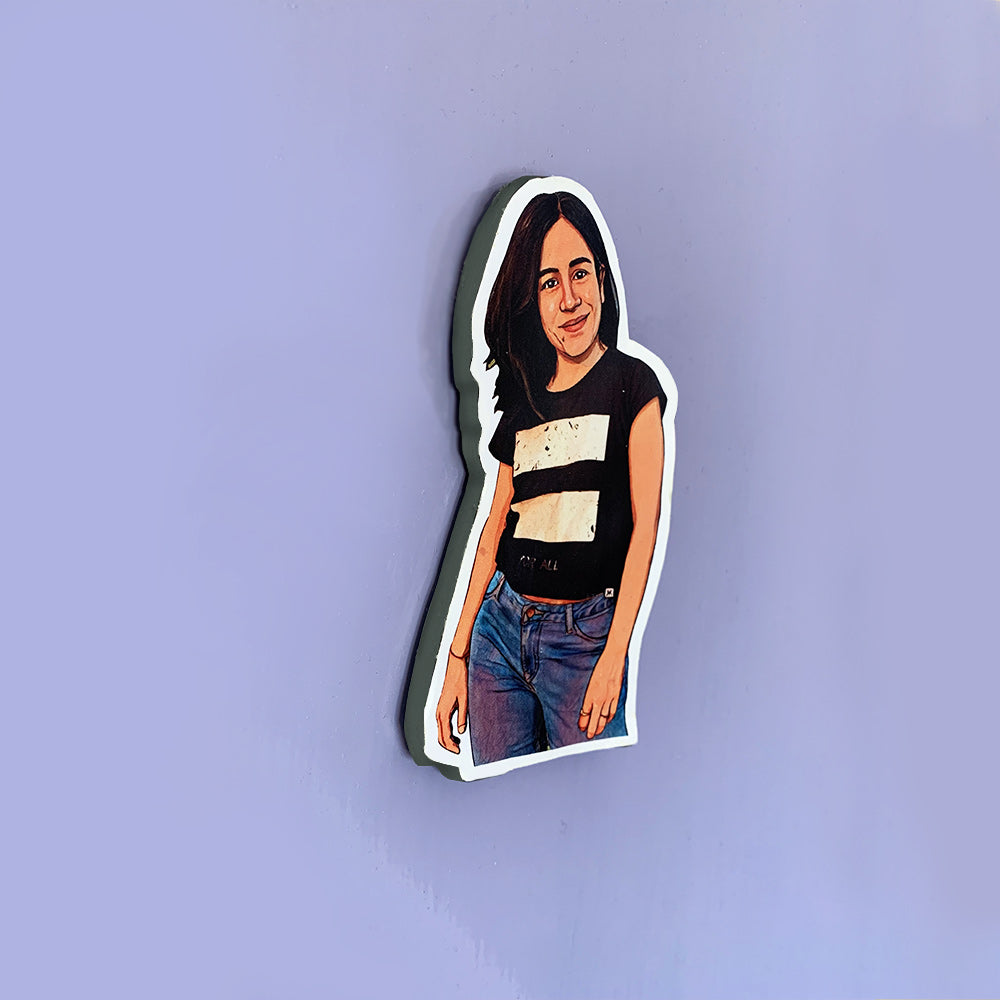 Super Cool Caricature Style Customised Fridge/ Cupboard Magnets for One
