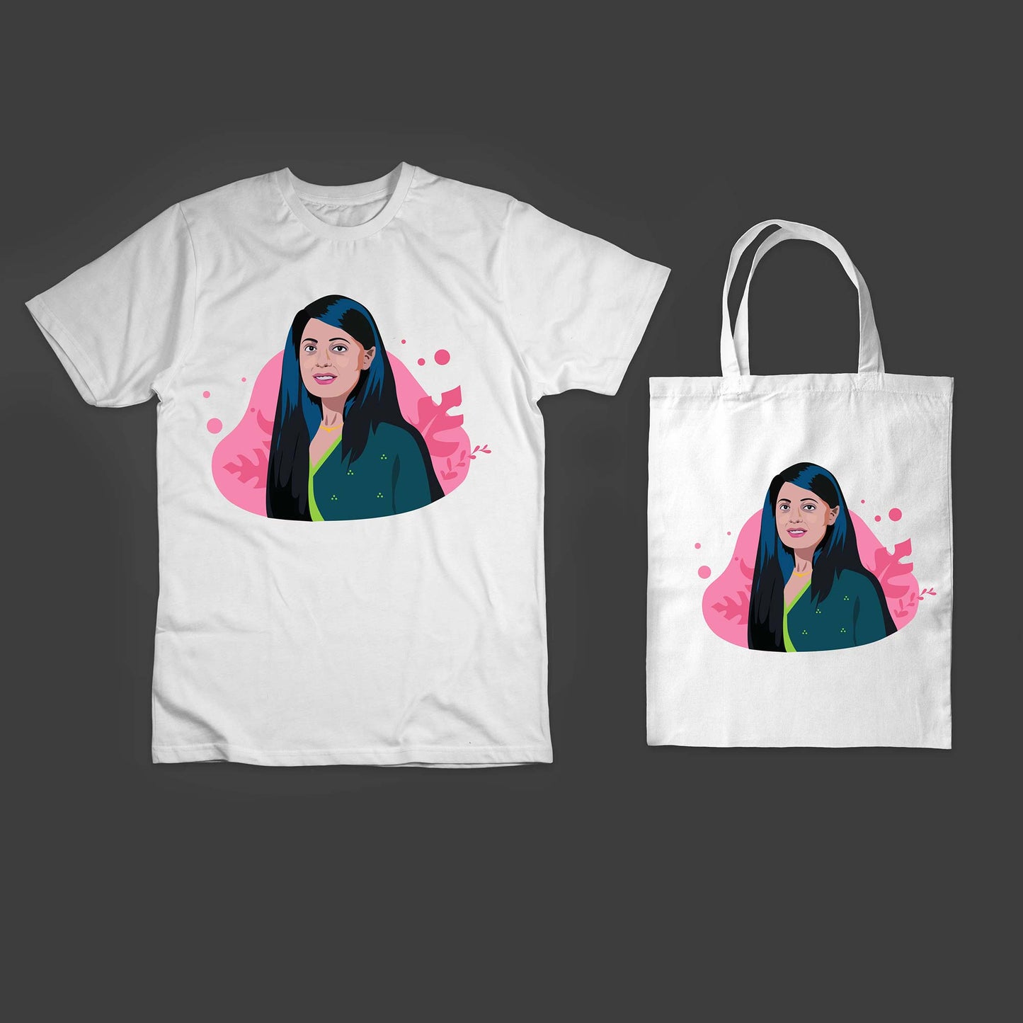 Customised T-Shirt and Tote Bag Combo