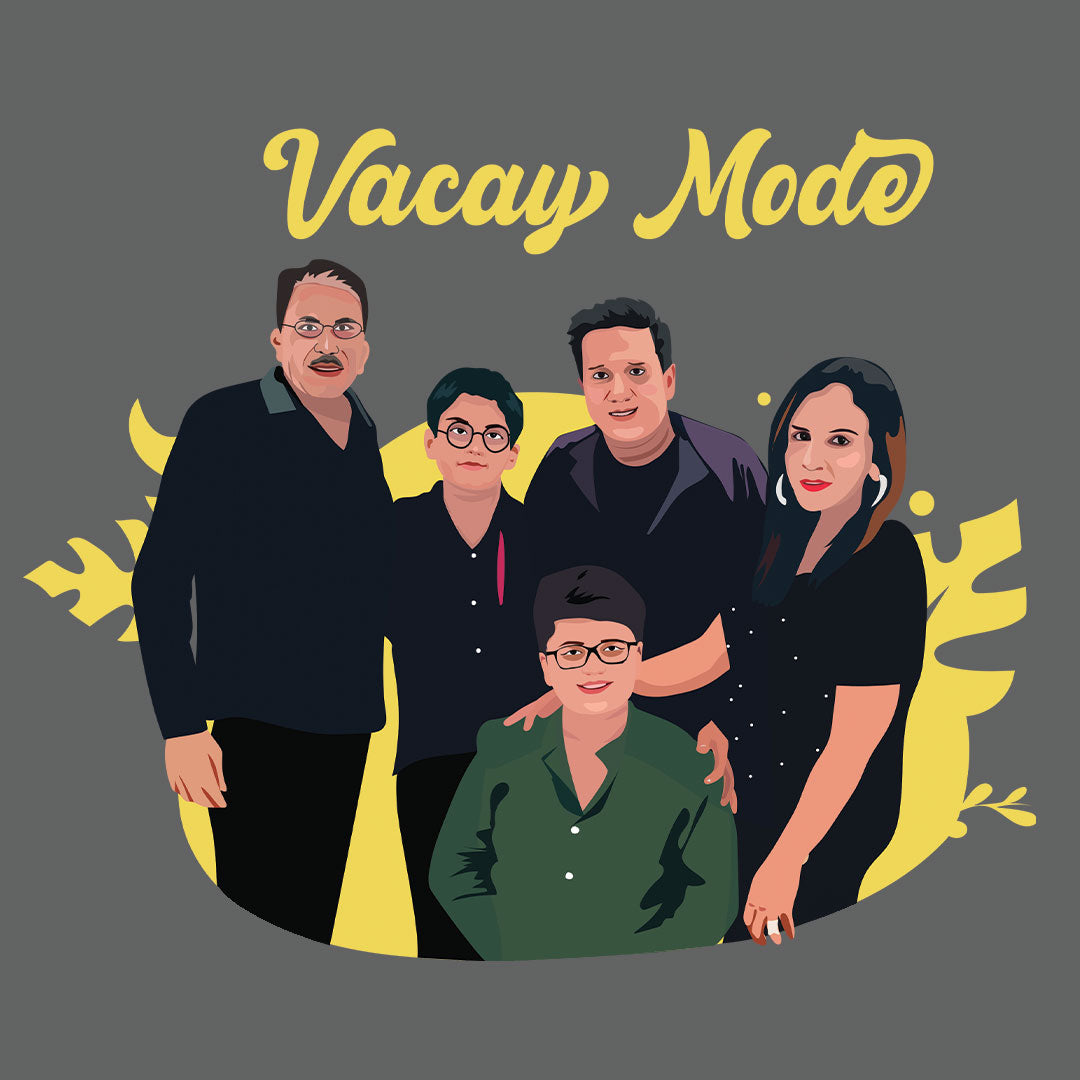 Customised Family Portrait Tees