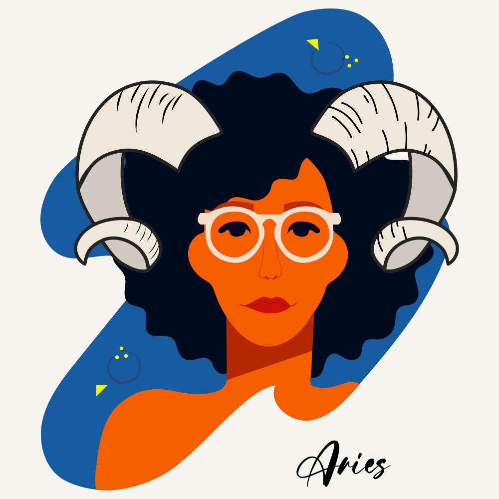 Aries Girl Poster