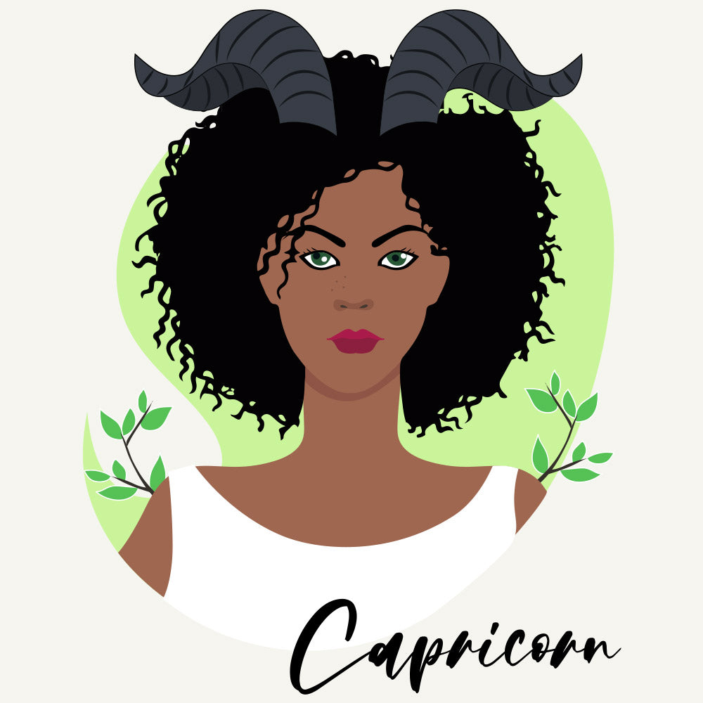 Capricorn Girl Poster