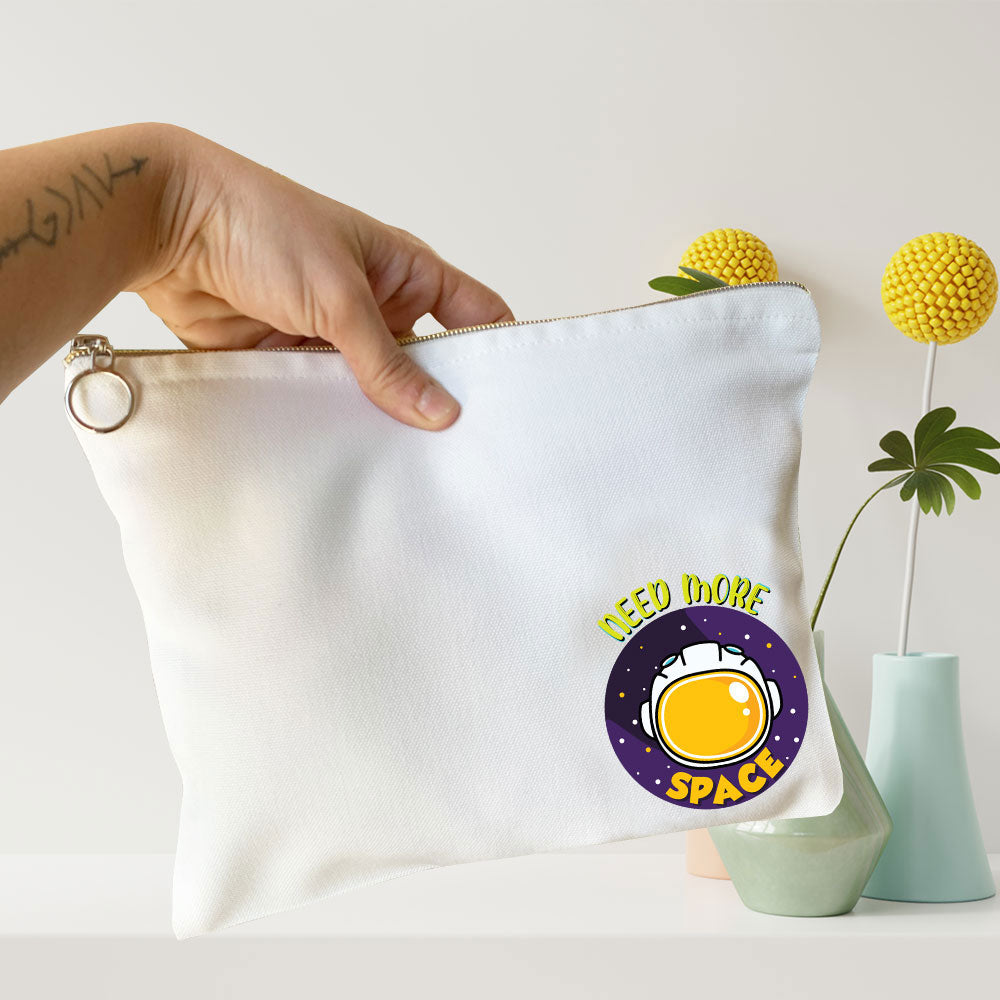 Need More Space Multi-Purpose Canvas Pouch