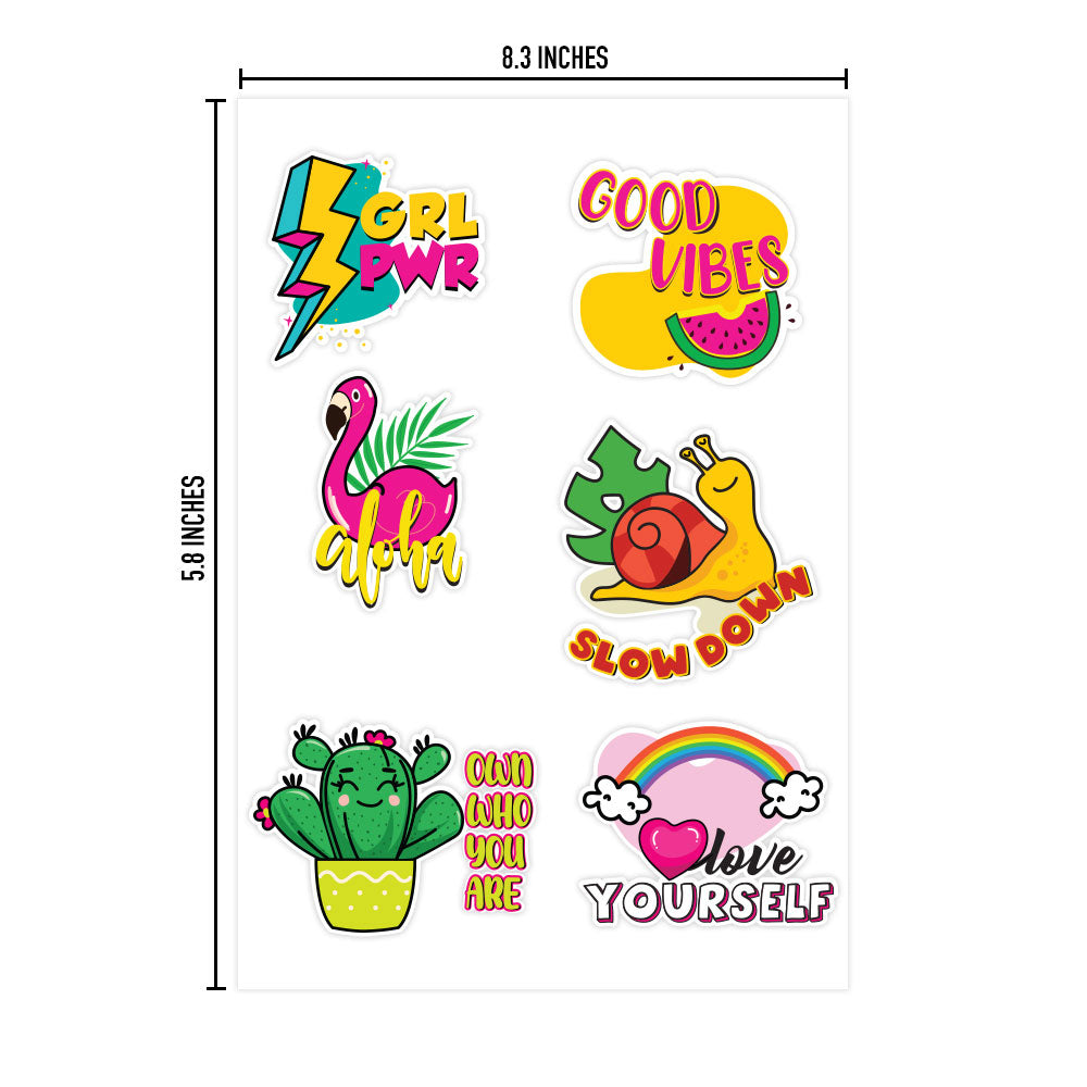 Good Vibes Funky Statement Sticker Pack