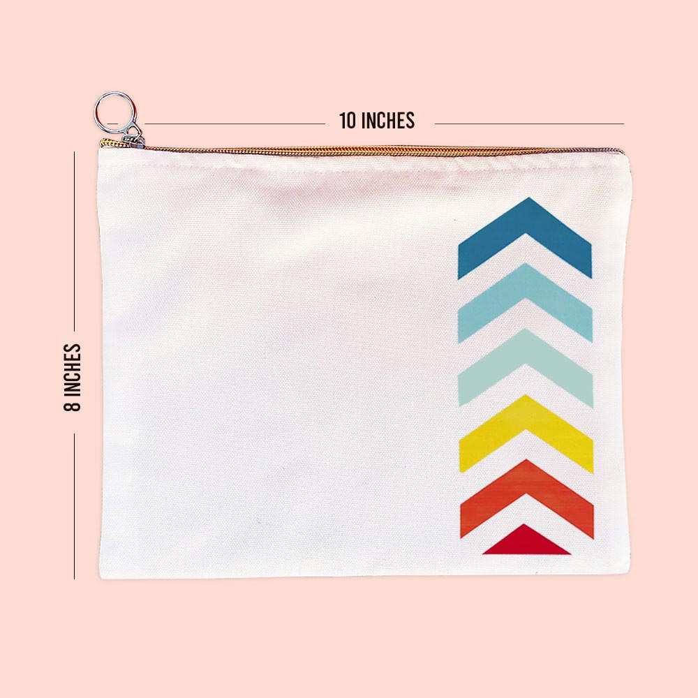 Direction Design Multi-Purpose Canvas Pouch