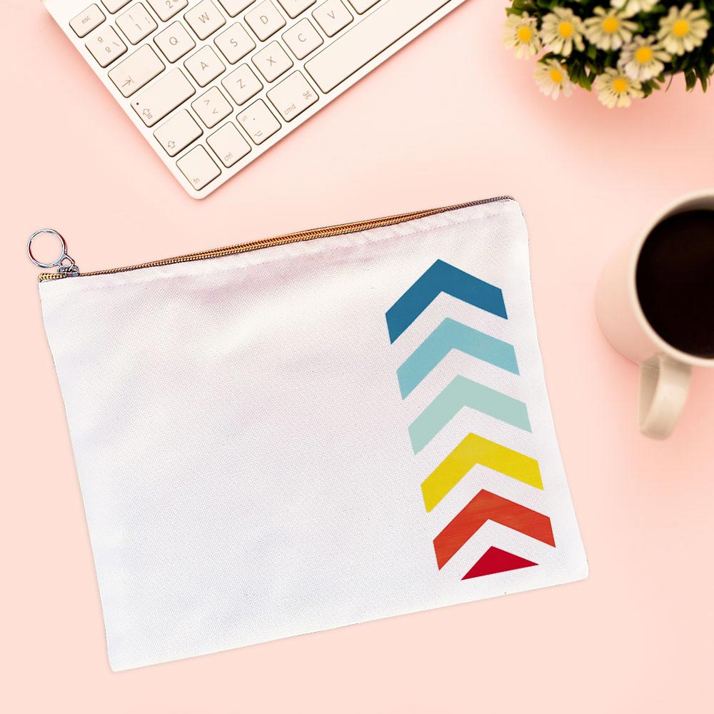 Direction Design Multi-Purpose Canvas Pouch