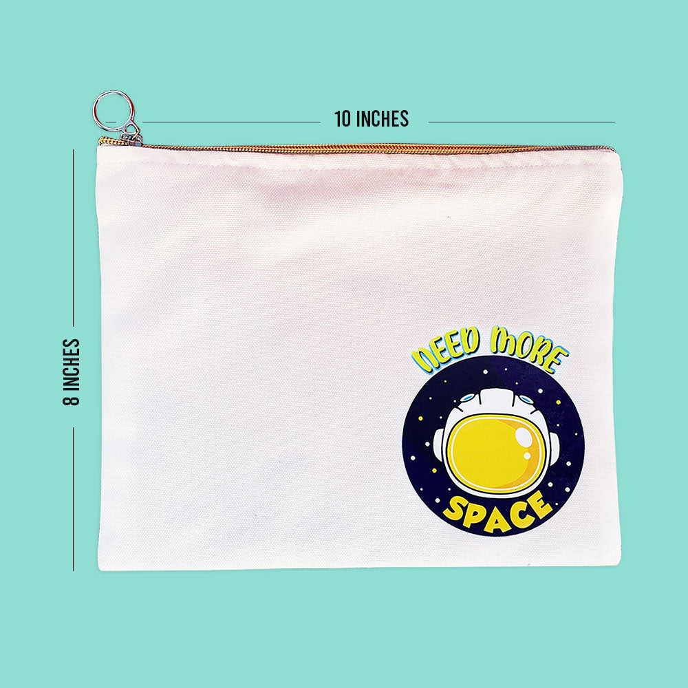 Need More Space Multi-Purpose Canvas Pouch