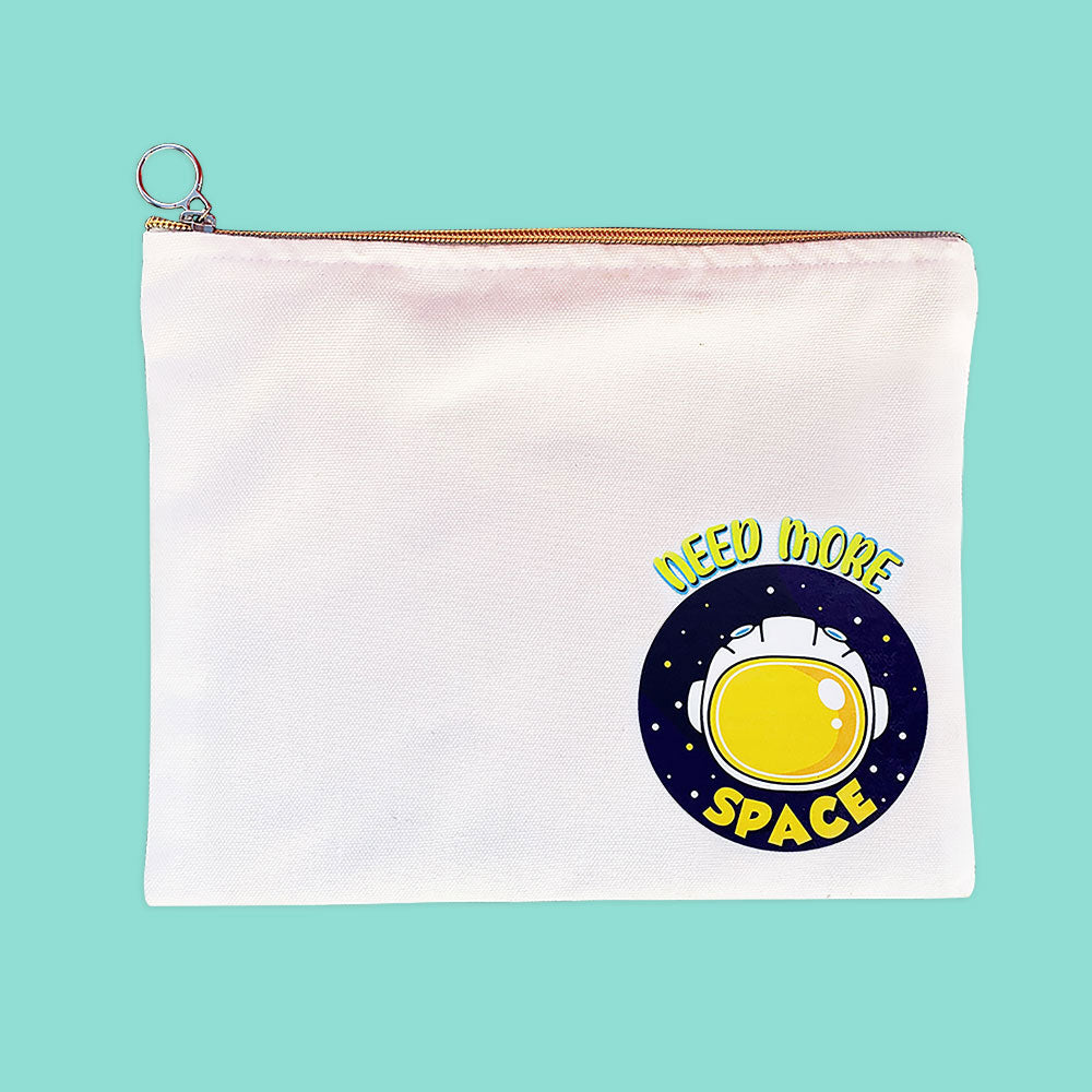 Need More Space Multi-Purpose Canvas Pouch
