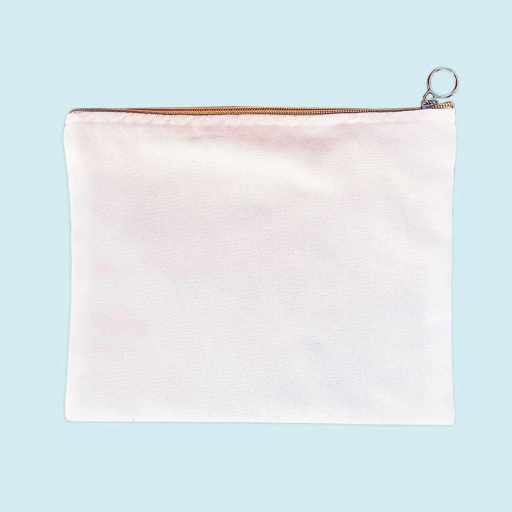 Slow Down Graphic Multi-Purpose Canvas Pouch