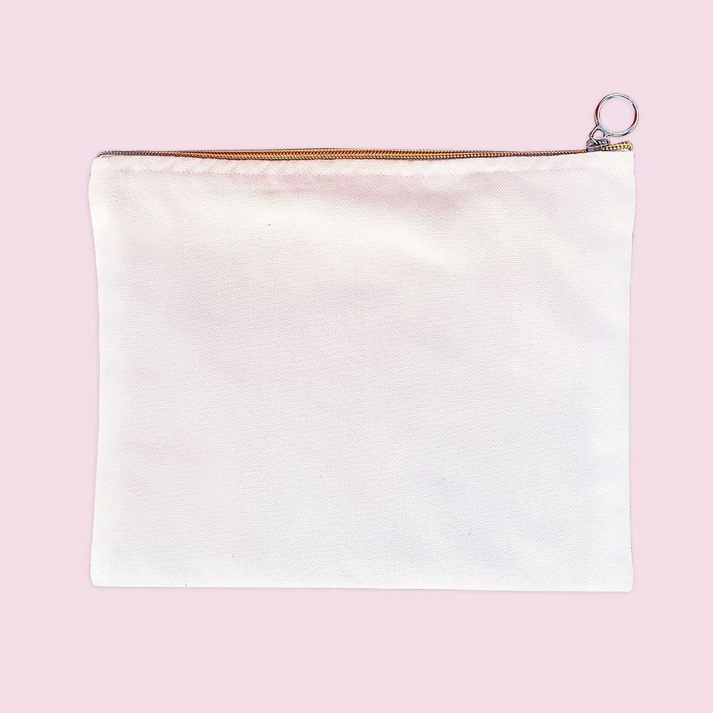 Multi-Purpose Triangle Graphic Canvas Pouch