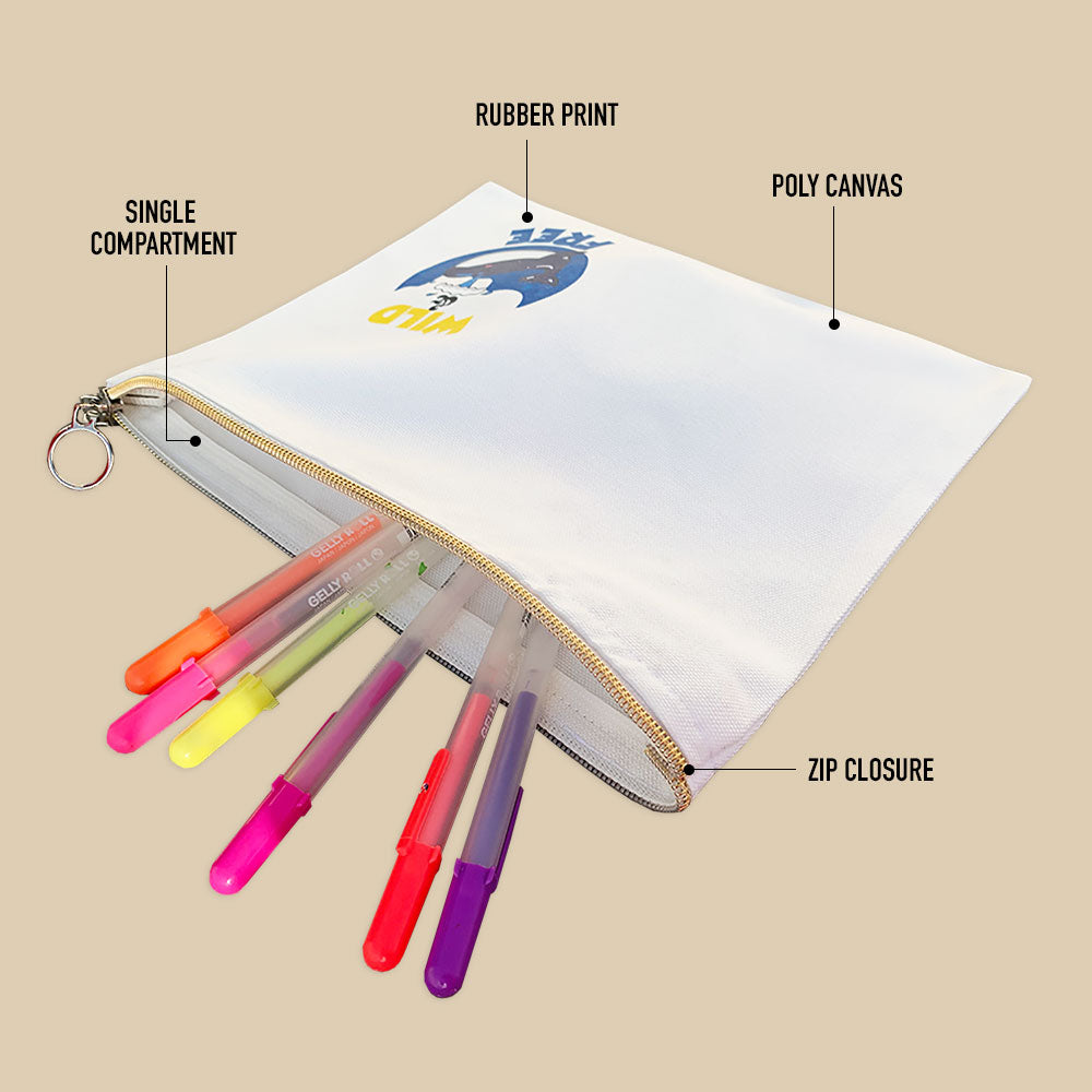Wild and Free Multi-Purpose Canvas Pouch