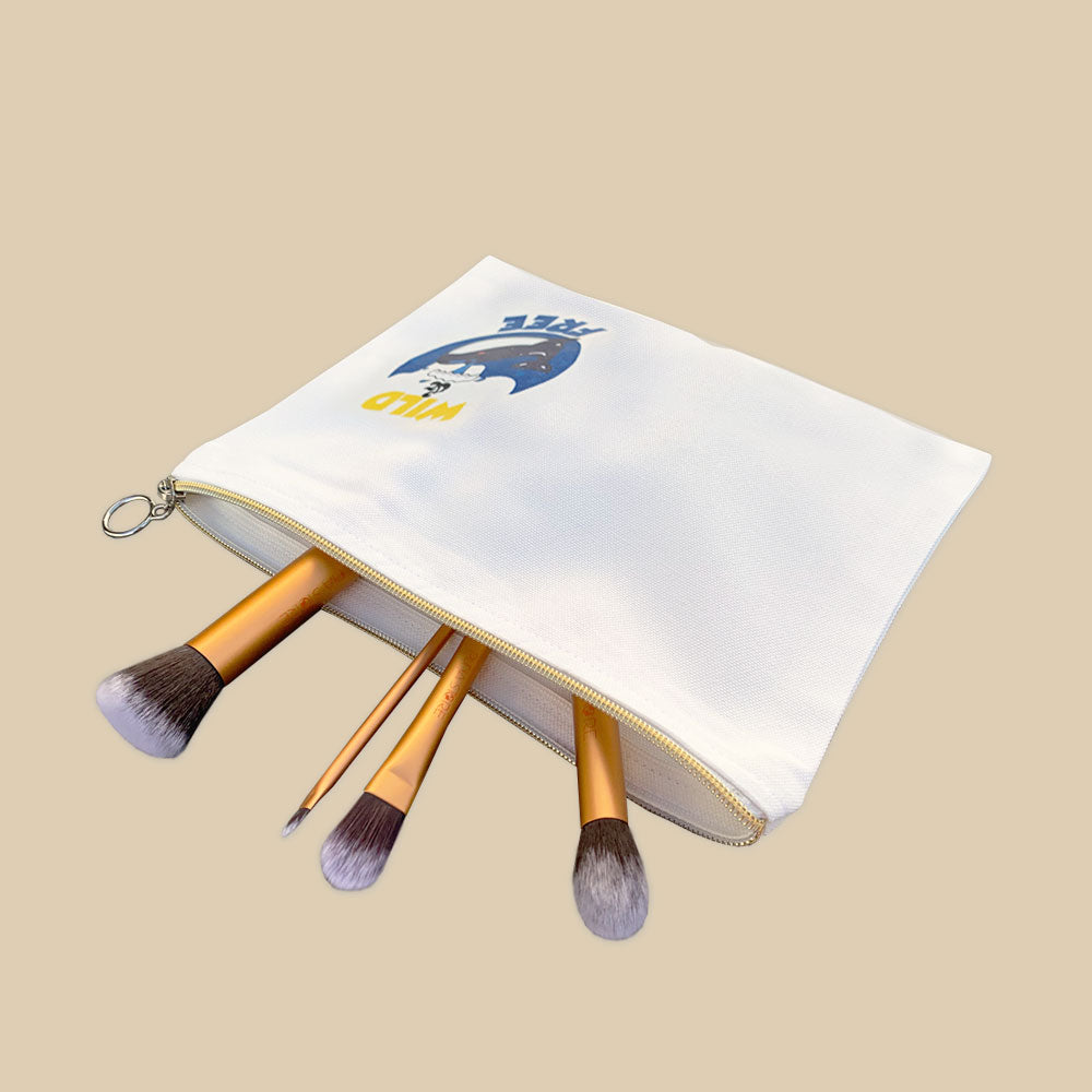 Wild and Free Multi-Purpose Canvas Pouch