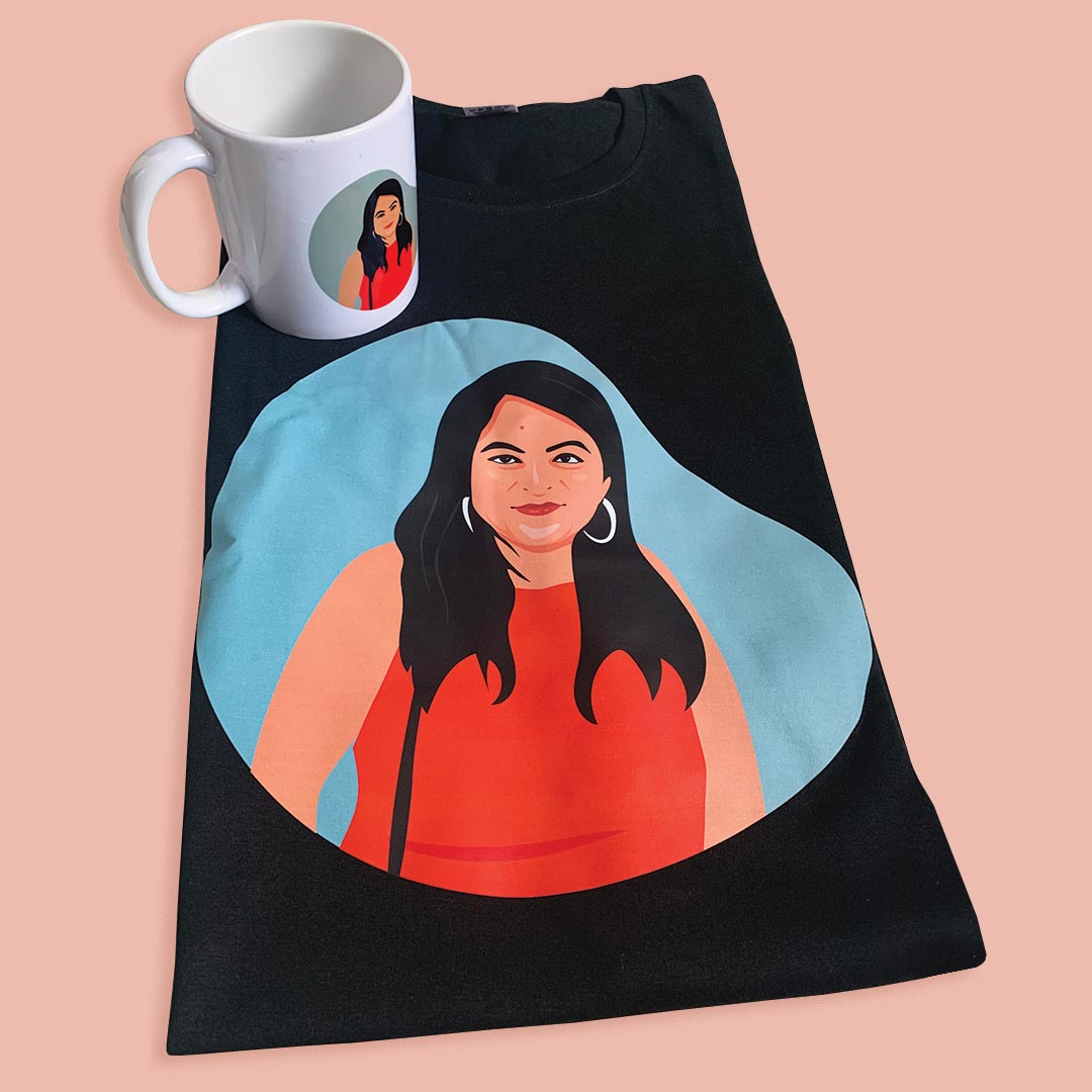 Customised T-Shirt and Mug Combo