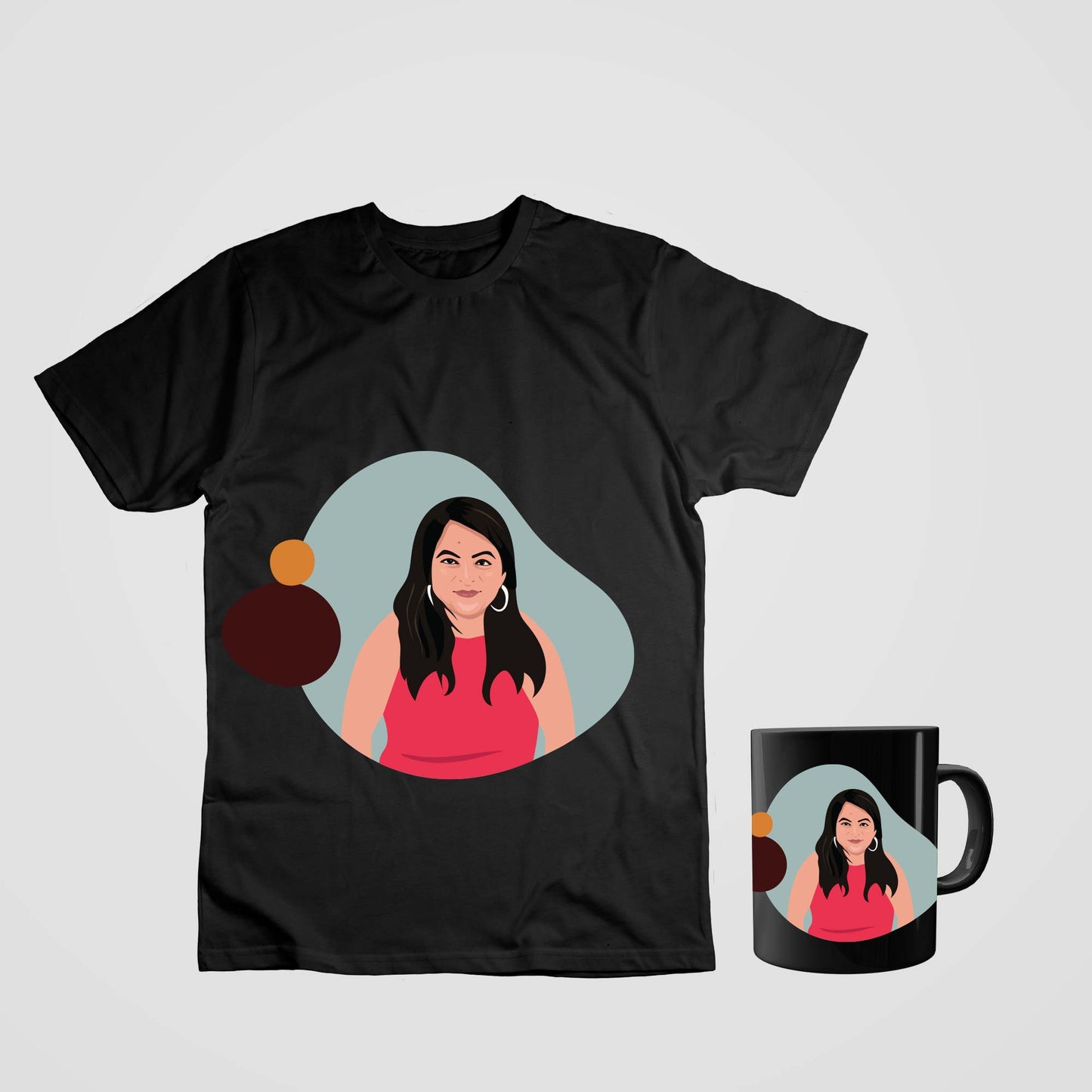 Customised T-Shirt and Mug Combo