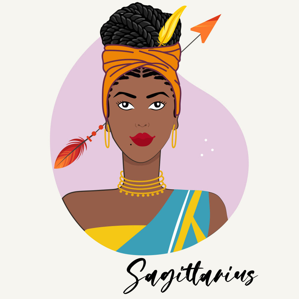 Sagittarius Girl Poster