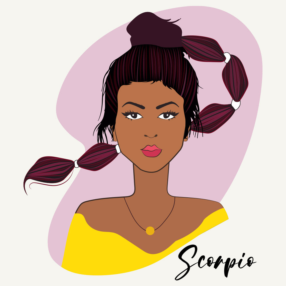 Scorpio Girl Poster