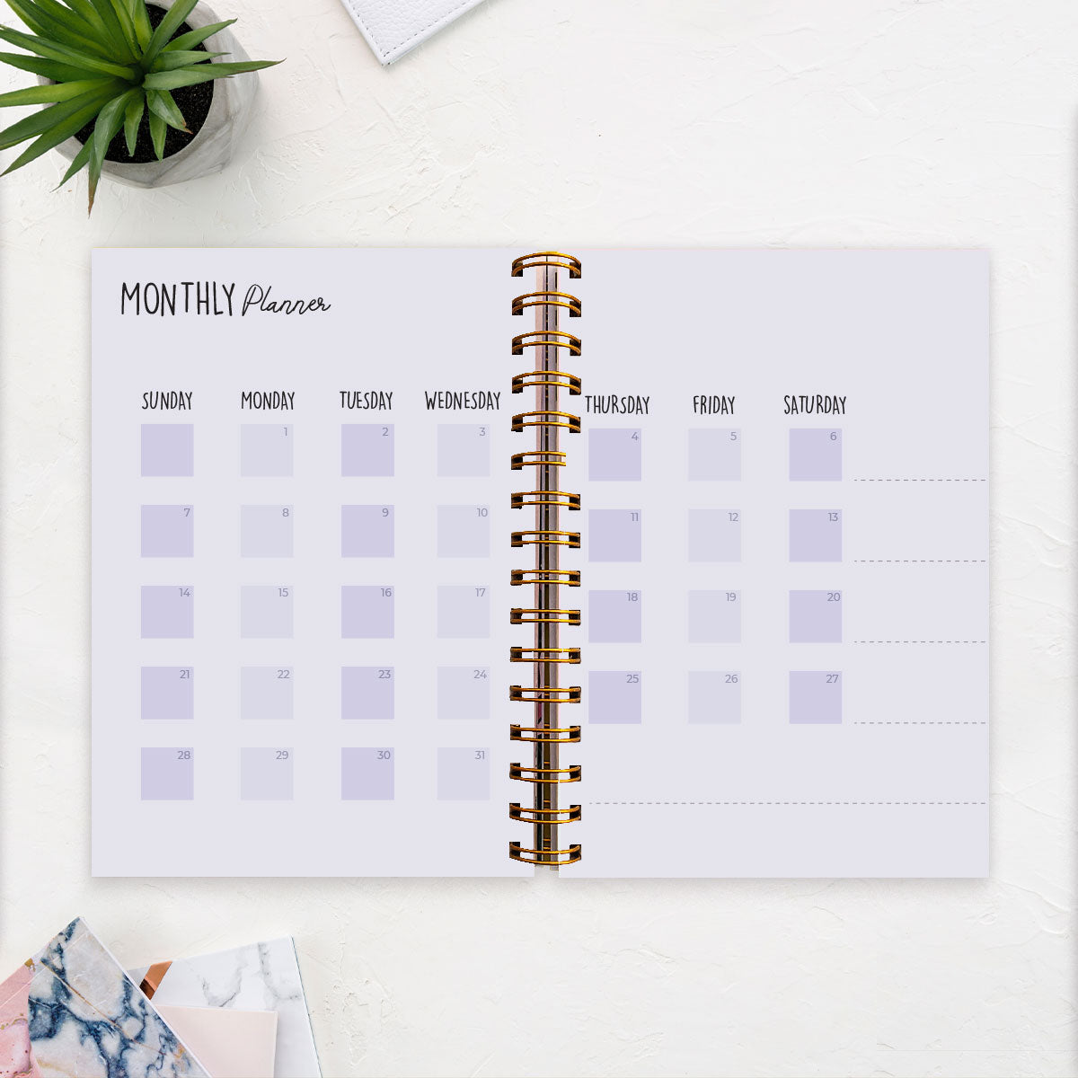 2024 Flamingo Planner & Sticker Pack Combo