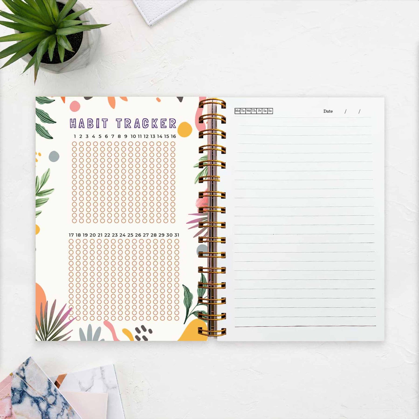2024 Lotus Planner & Good Vibes Only Notebook Combo