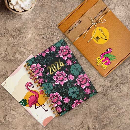 2024 Lotus Planner & Good Vibes Only Notebook Combo