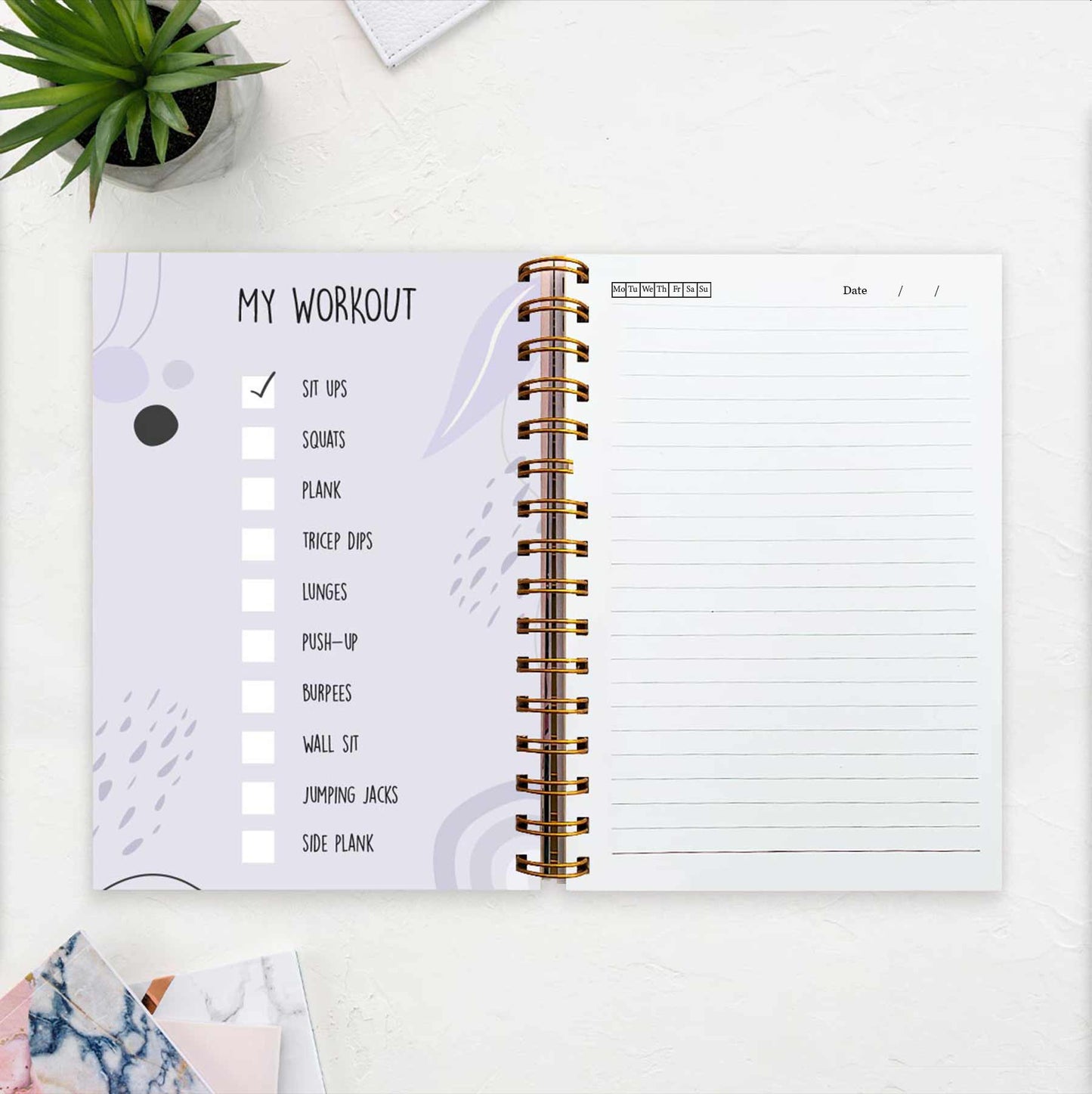 2024 Lotus Planner & Good Vibes Only Notebook Combo
