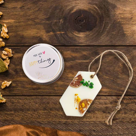 Tin Candle Jar & Fragnance Sachet