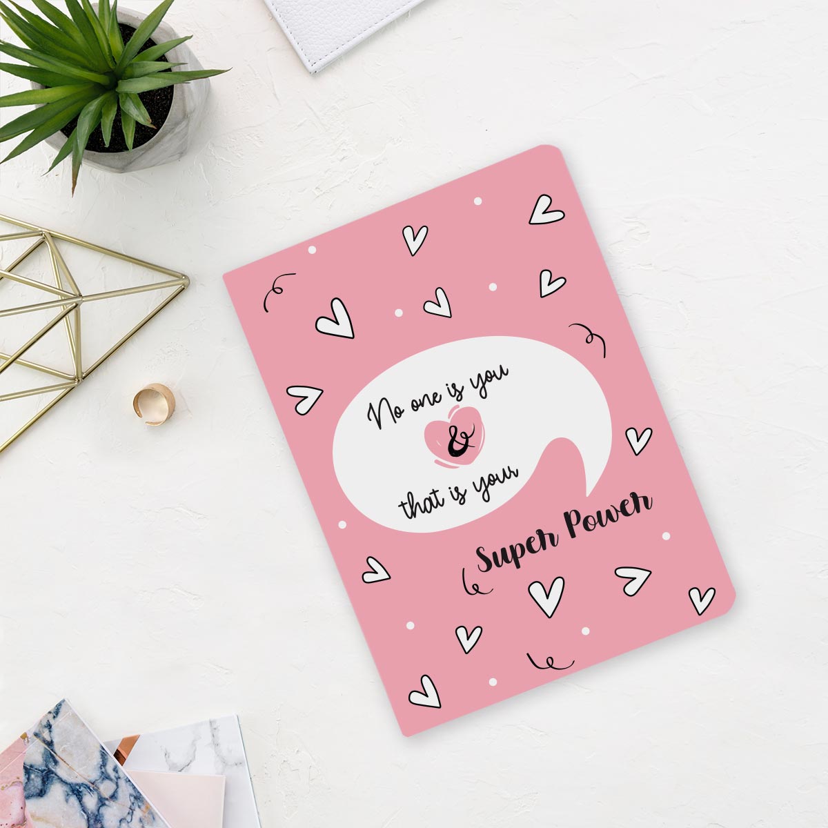 2024 White Lily Green Planner & Super Power Diary Combo
