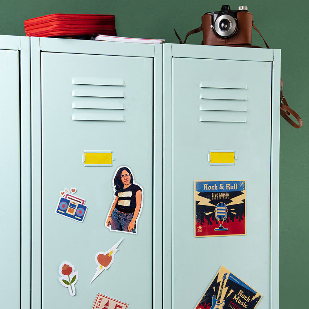 Super Cool Caricature Style Customised Fridge/ Cupboard Magnets for One