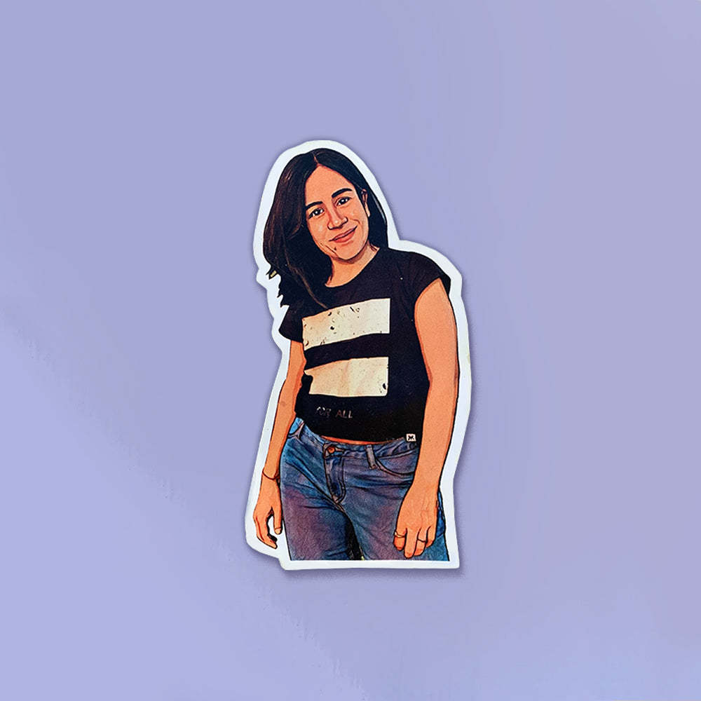 Super Cool Caricature Style Customised Fridge/ Cupboard Magnets for One