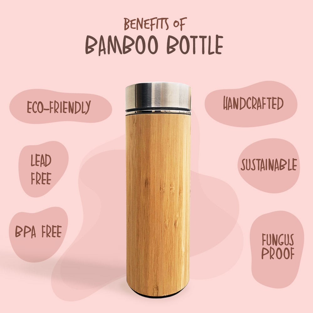 Eco-Friendly Bamboo Tumbler Bottle