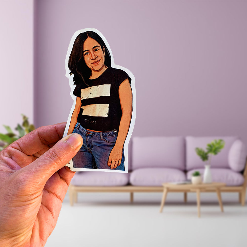 Super Cool Caricature Style Customised Fridge/ Cupboard Magnets for One