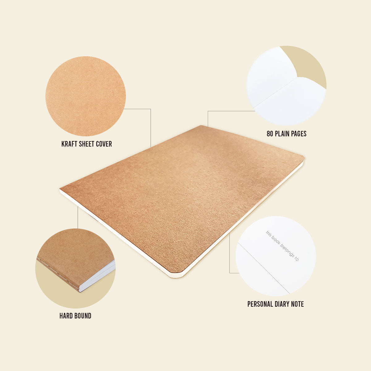 2024 Lotus Planner & Kraft Diary Combo