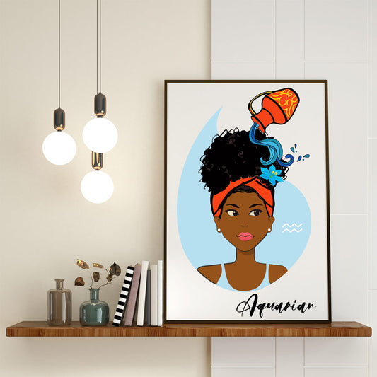Aquarian Girl Poster