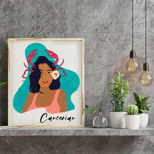 Cancerian Girl Poster