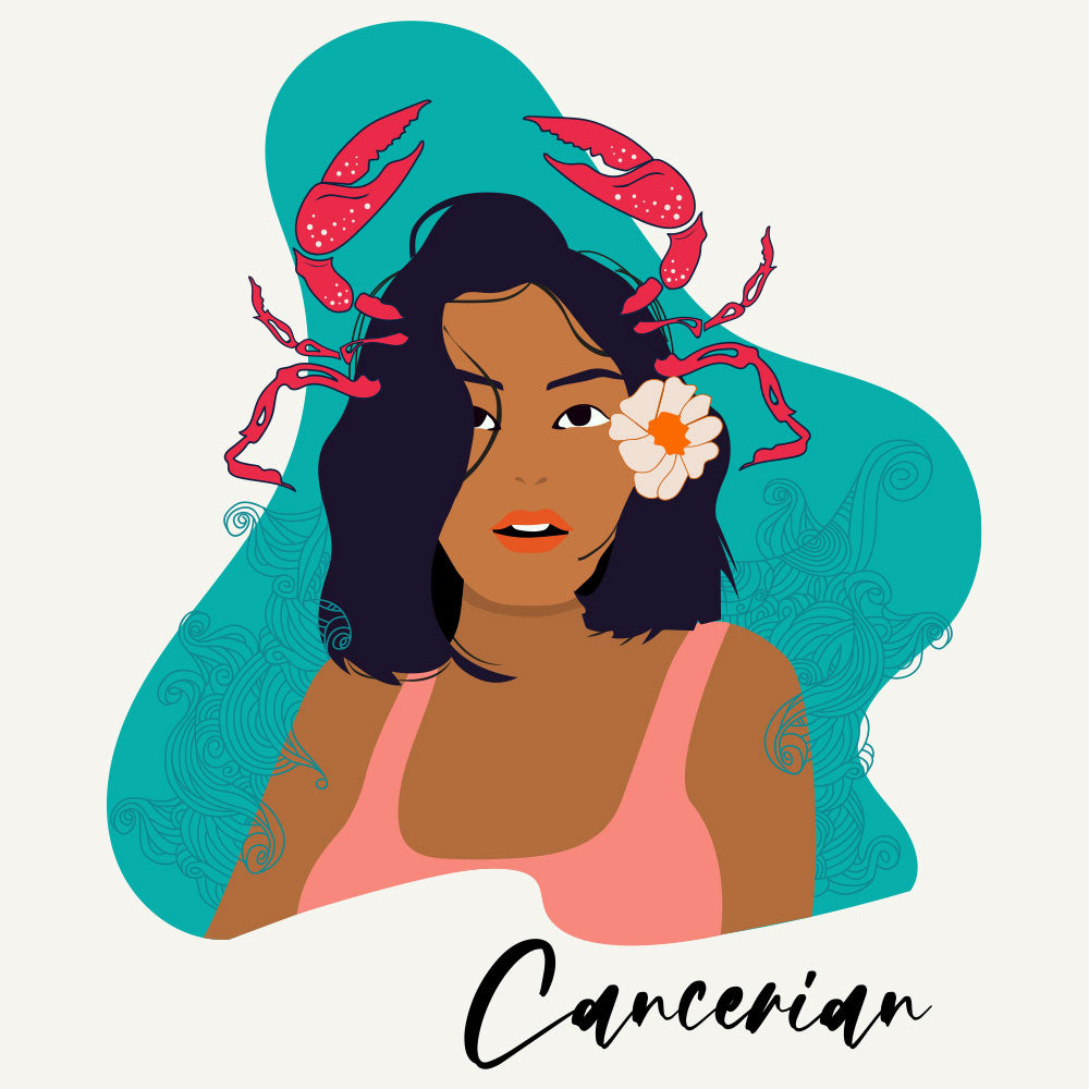 Cancerian Girl Poster