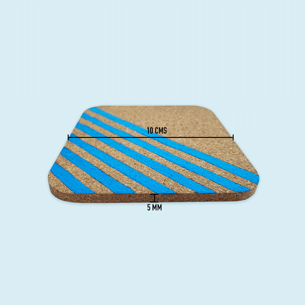 Gradient Lines Coaster Set