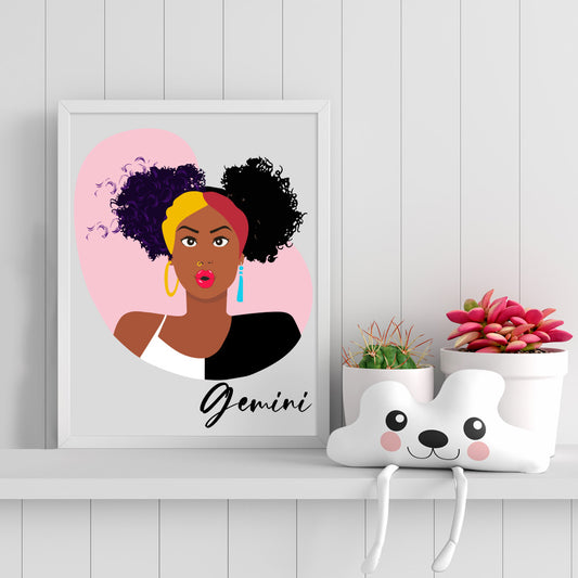 Gemini Girl Poster