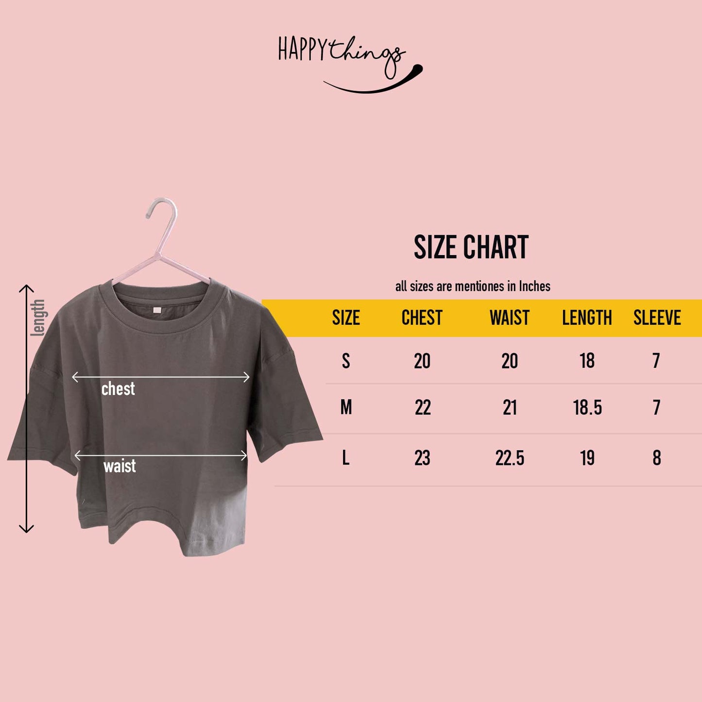 YOLO Trendy Graphic Grey Oversize Crop-Top for Women and Girls