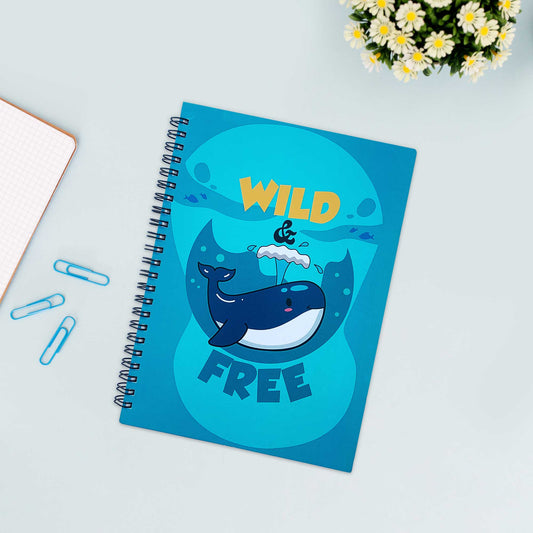 Wild & Free Wire-O-Bound Graphic Diary/ Notebook