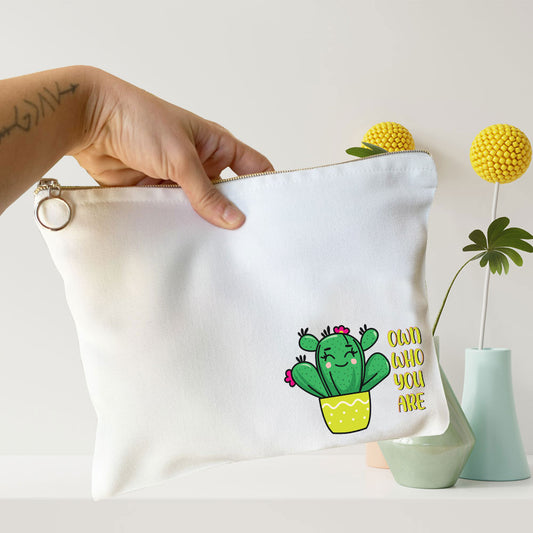 Own Who You Are Multi-Purpose Canvas Pouch