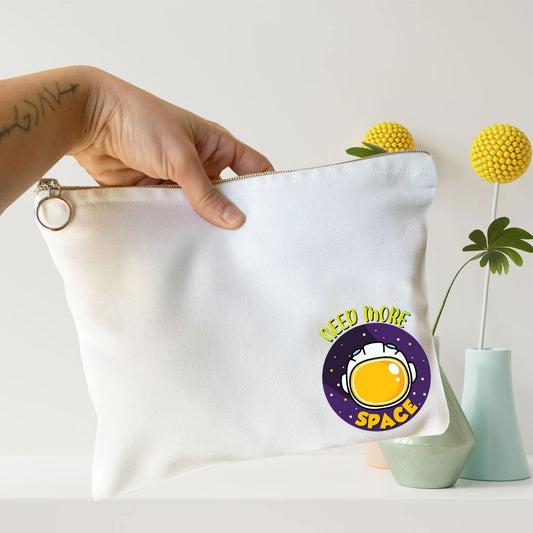Need More Space Multi-Purpose Canvas Pouch