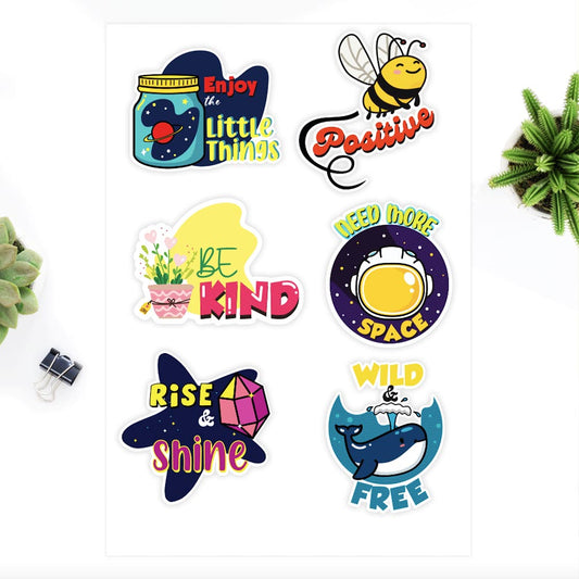 Enjoy the Little Things Statement Sticker Pack