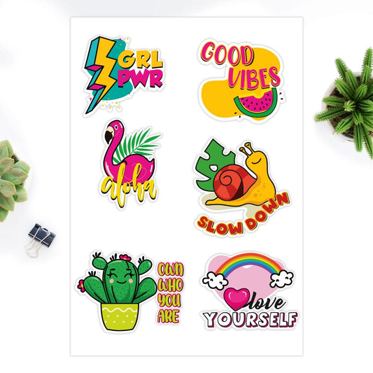 Good Vibes Funky Statement Sticker Pack