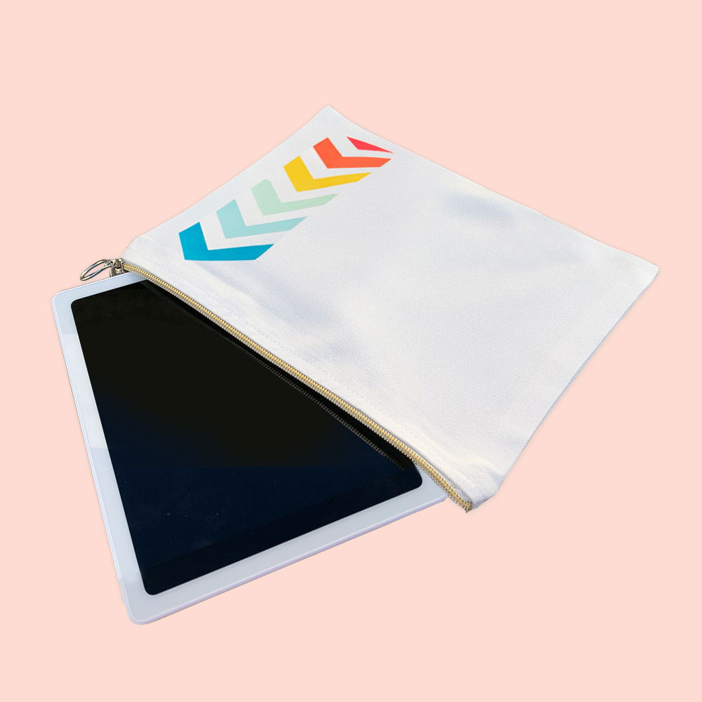 Direction Design Multi-Purpose Canvas Pouch