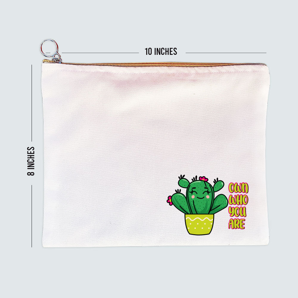 Own Who You Are Multi-Purpose Canvas Pouch