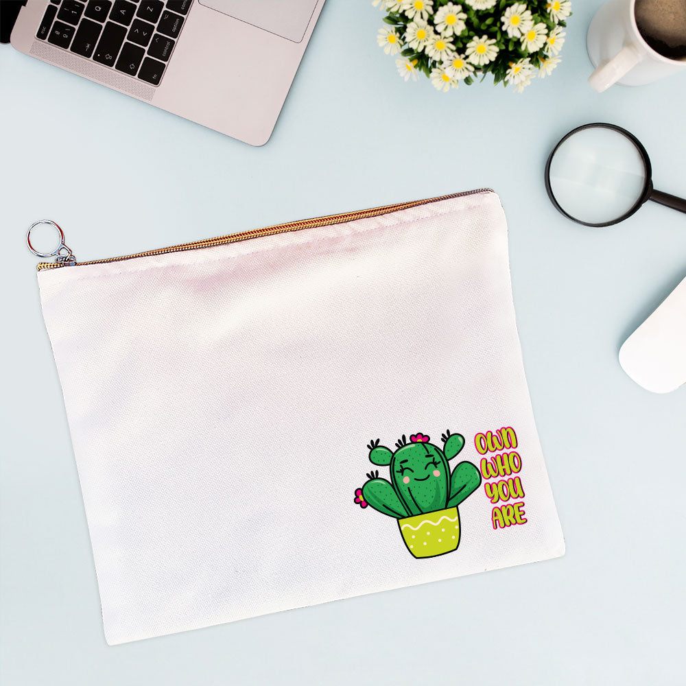 Own Who You Are Multi-Purpose Canvas Pouch
