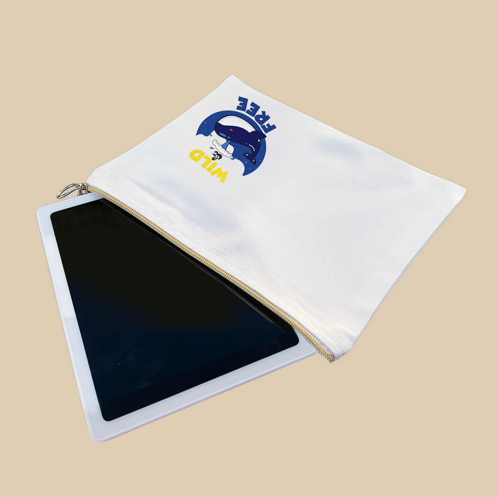 Wild and Free Multi-Purpose Canvas Pouch