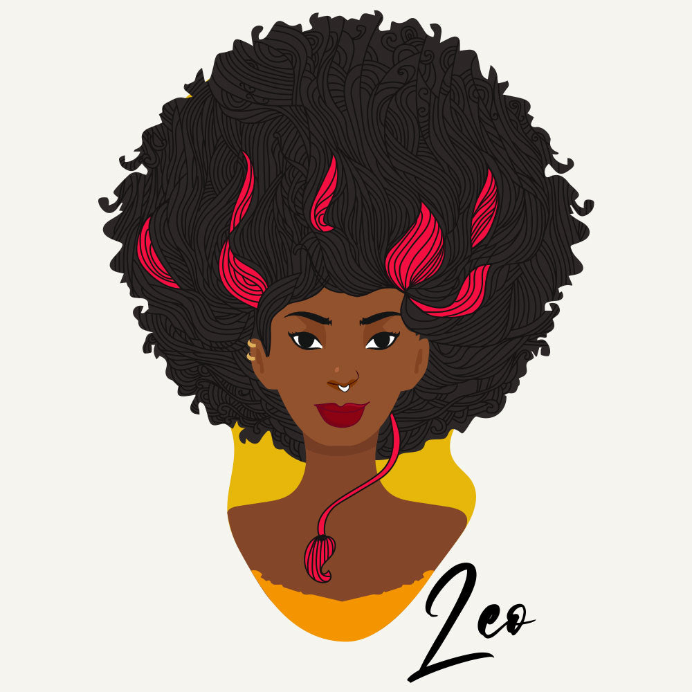 Leo Girl Poster